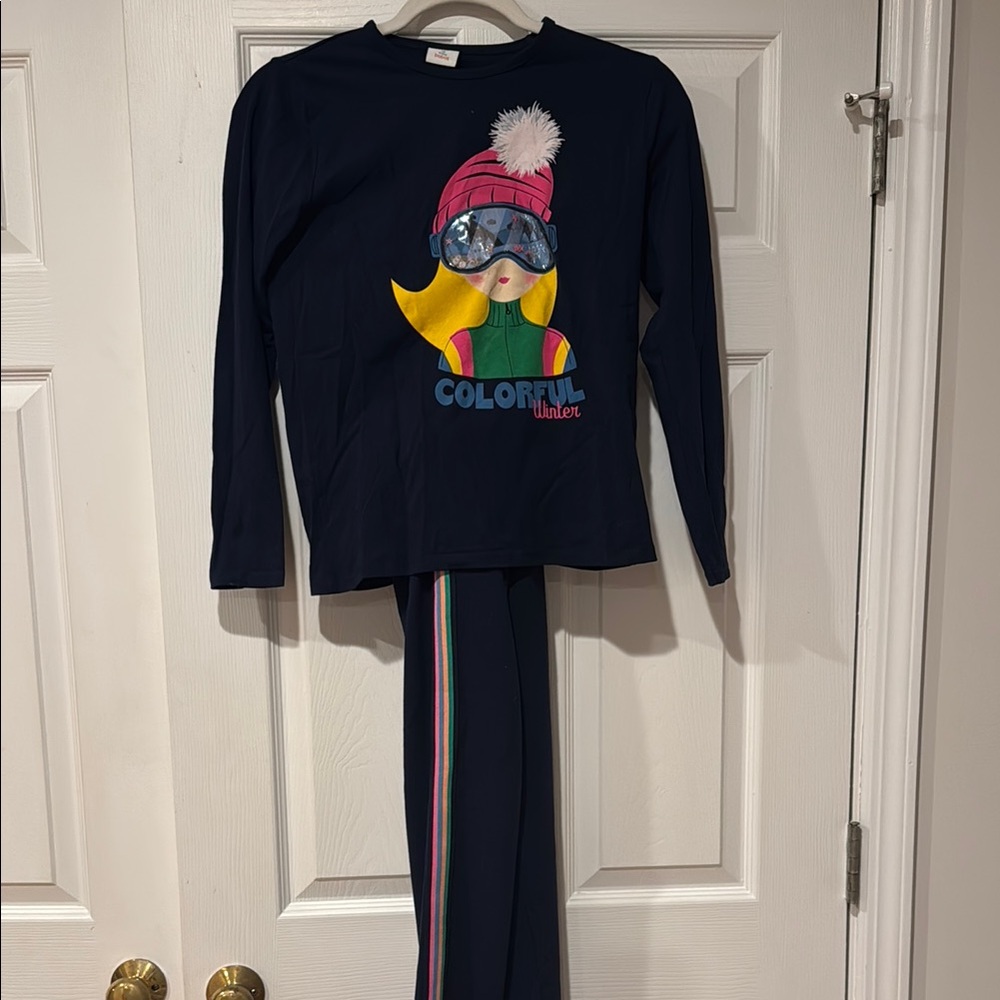 Navy blue athletic set